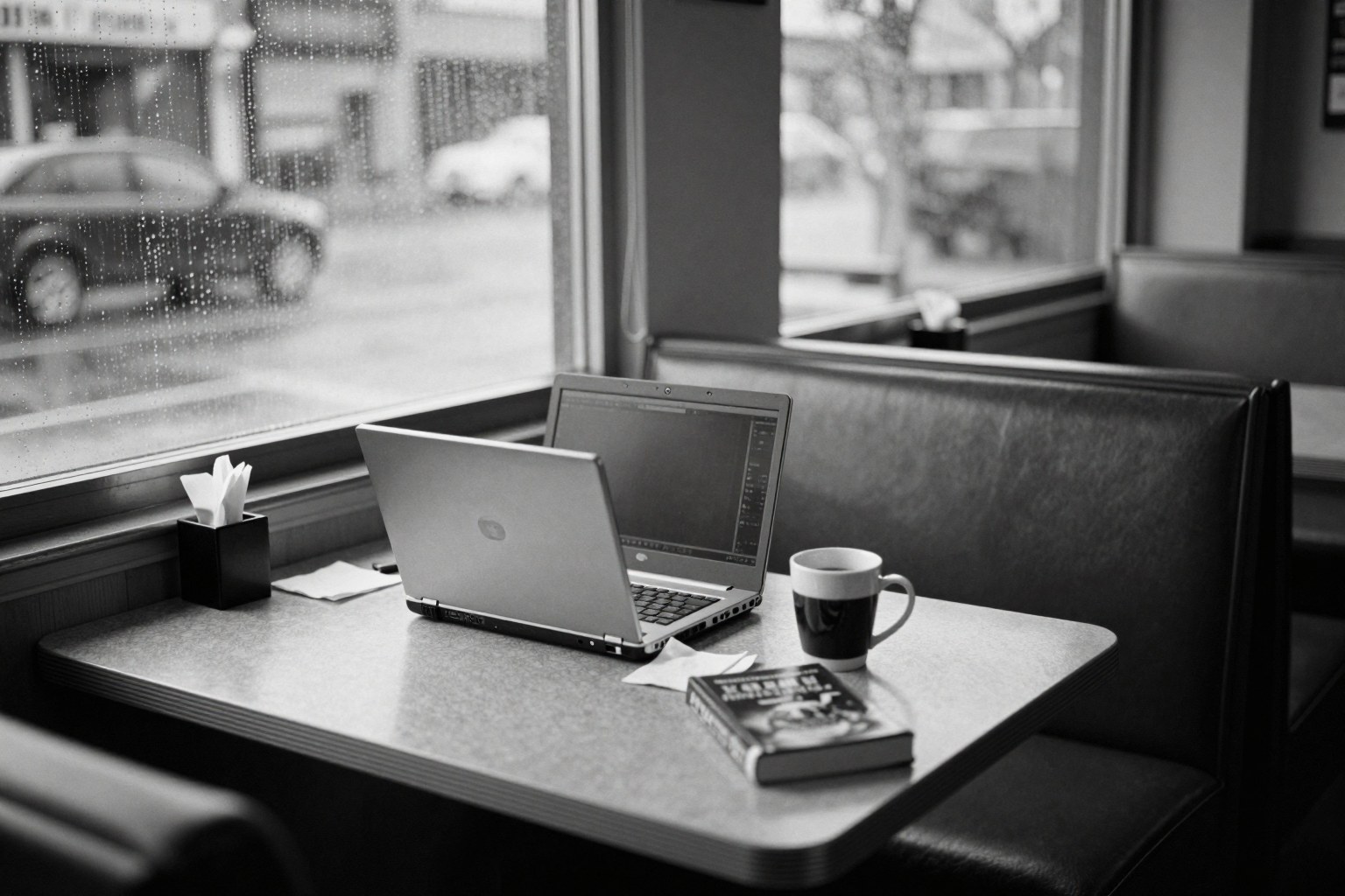 A coffee shop, 2010s