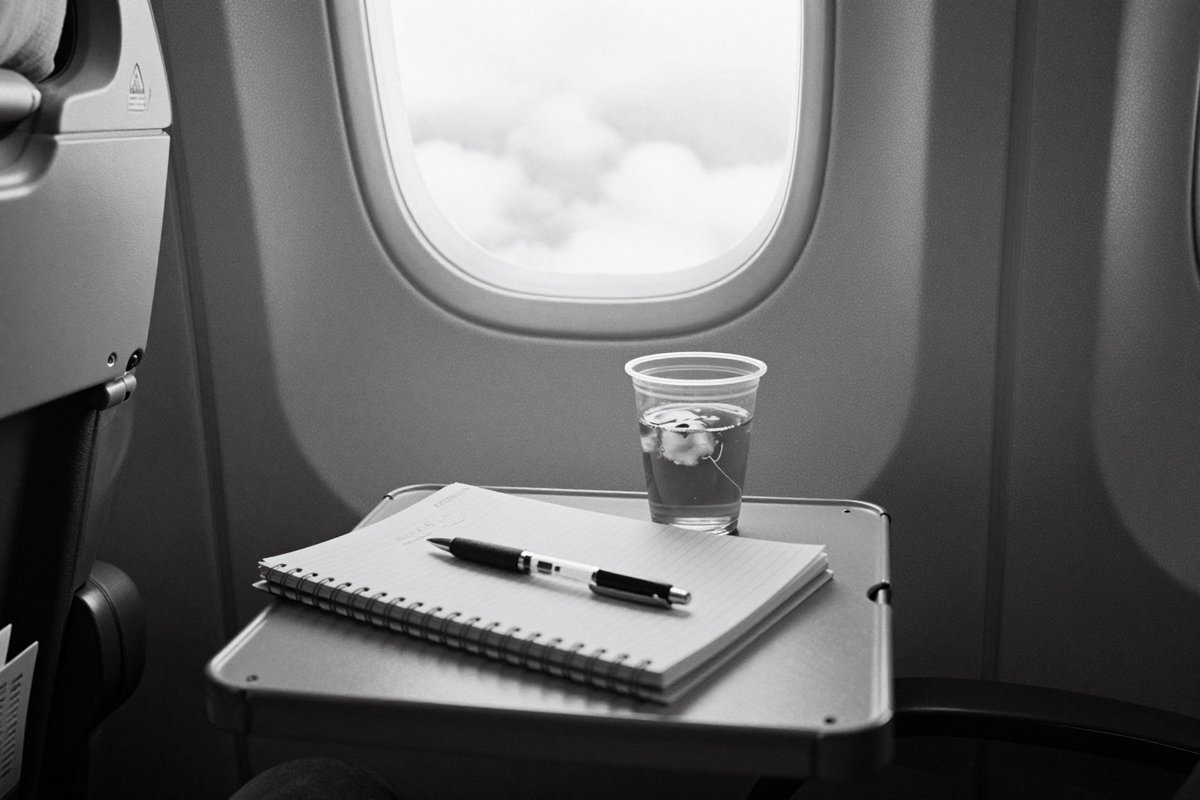 An airplane, daylight