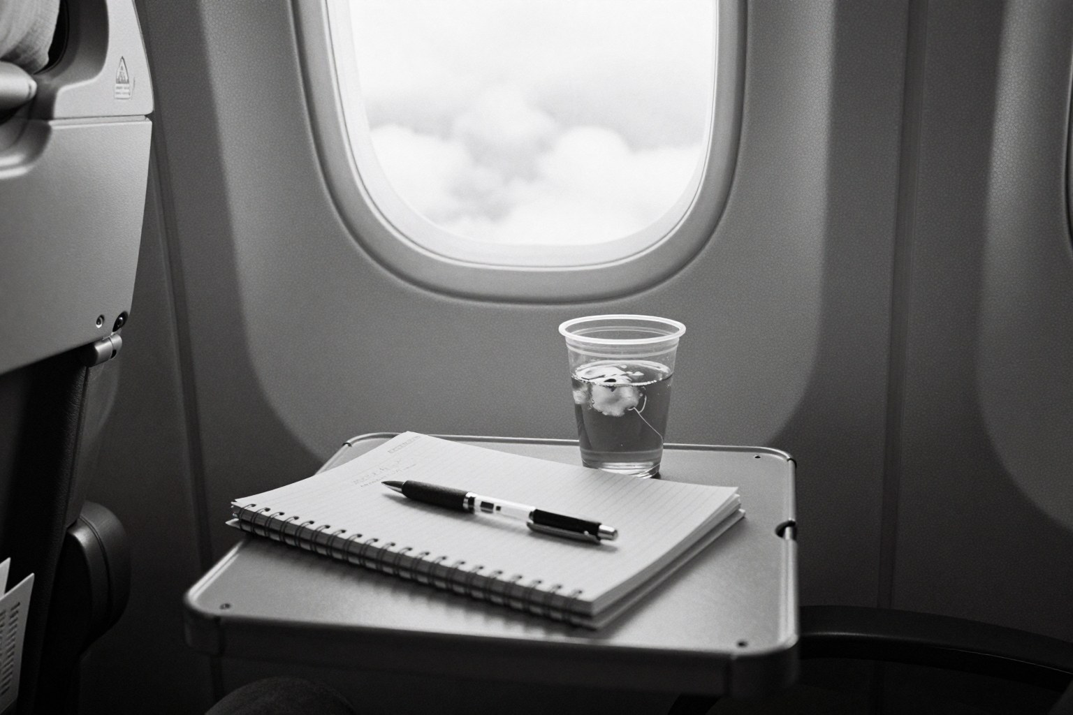 An airplane, daylight