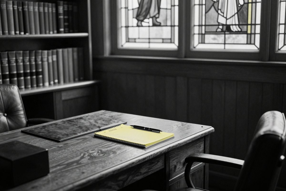A church office