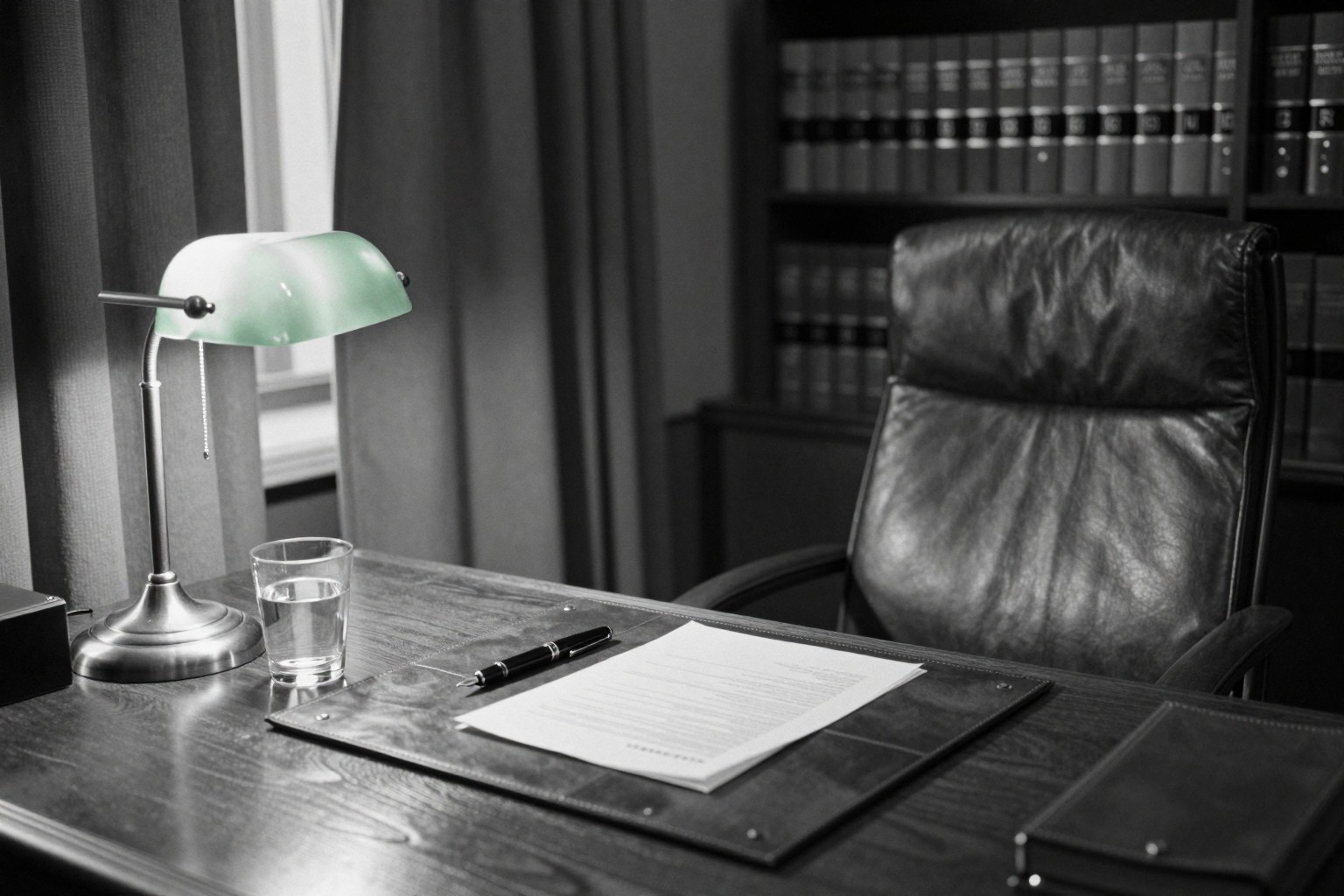 An attorney's desk