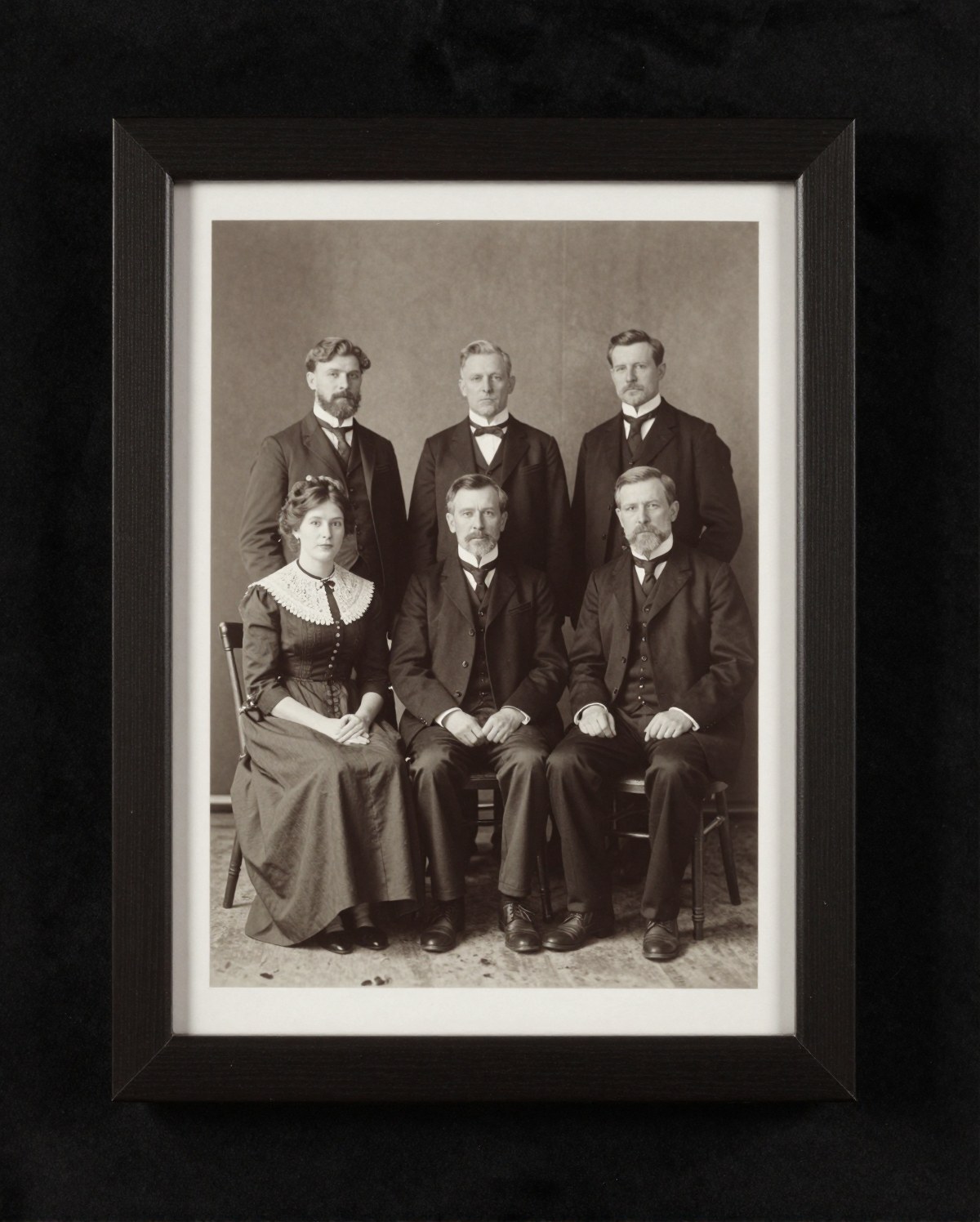 The family portrait with one extra