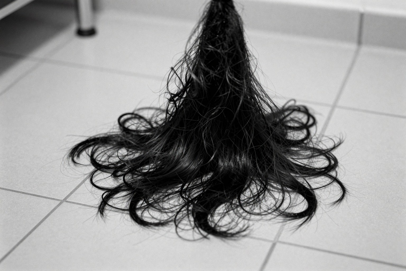 The hair that has been cut