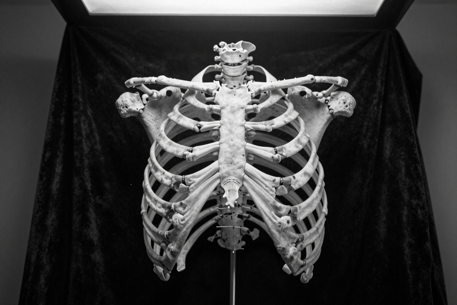 The ribcage that has ached