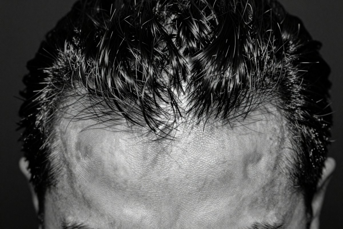 The scalp that has felt every hand