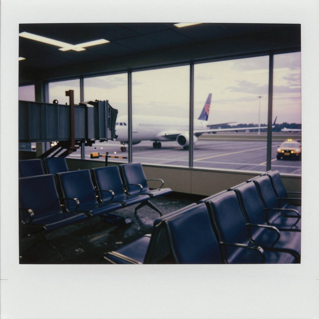 The gate, after boarding