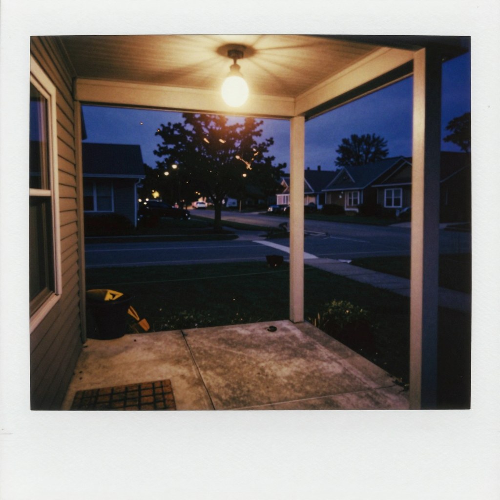 The porch, 3 a.m.