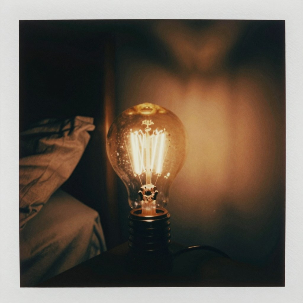 The lamp about to go out