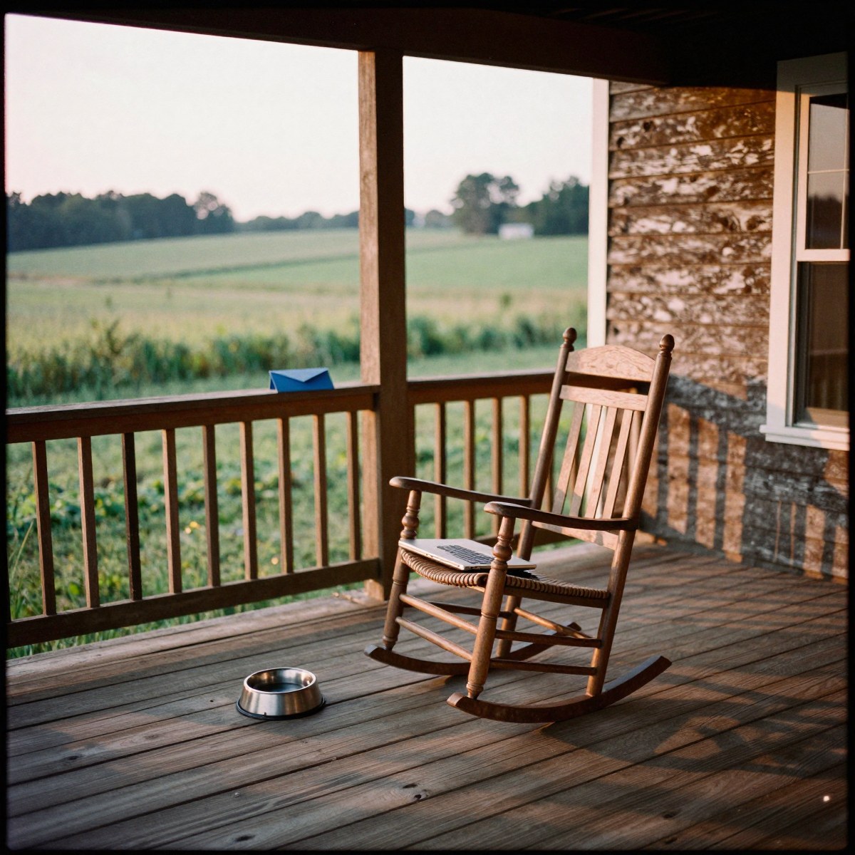 A porch, country afternoon