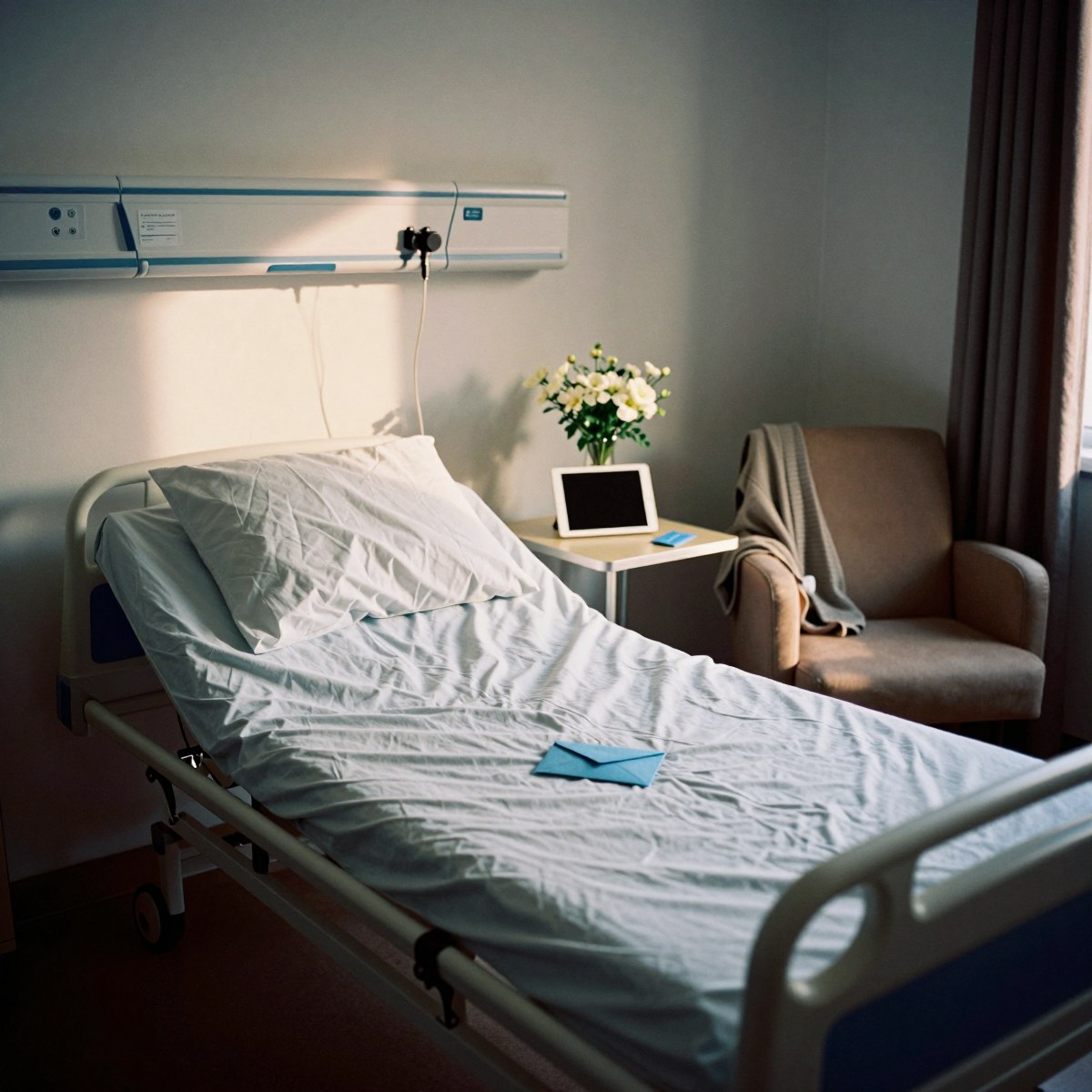 A hospice room
